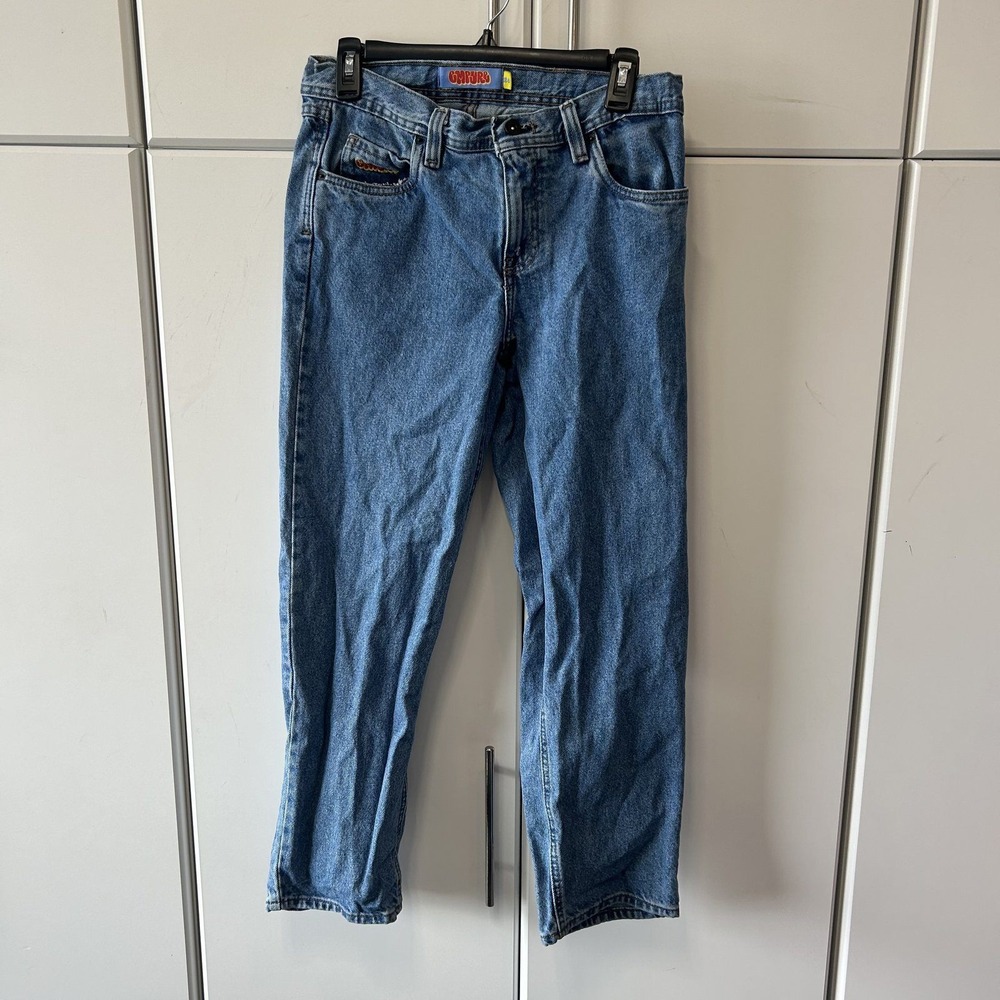 Empyre Loose Fit Skate Jeans Blue Denim Mens Size 26 ZU1359 449670
